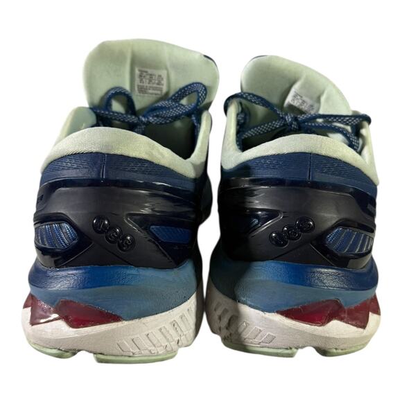 ASICS Gel -Kayano 27 Mako Blue Hot Pink Running Sneakers Size 11.5 - Picture 5 of 8